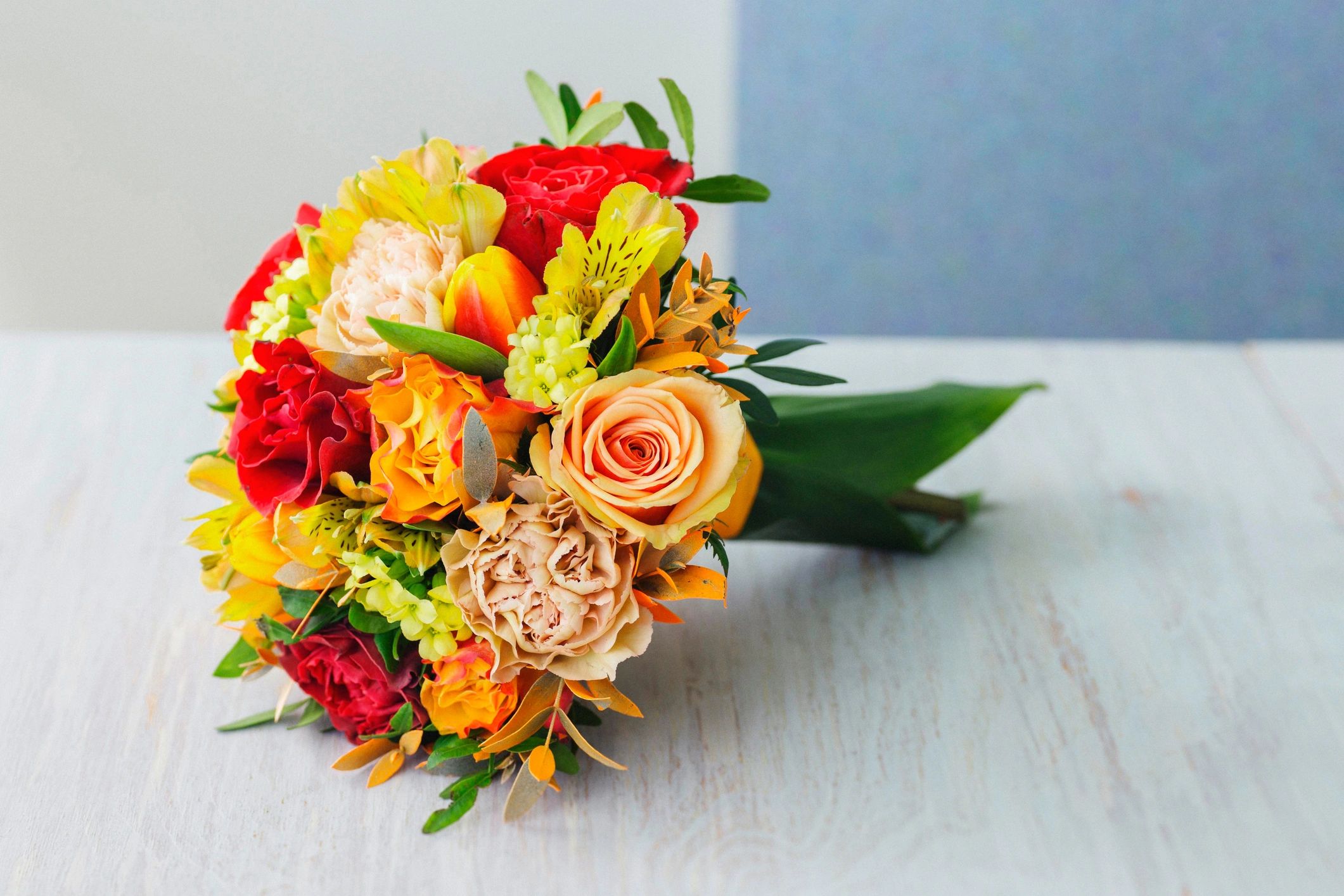 Classic red rose arrangement.